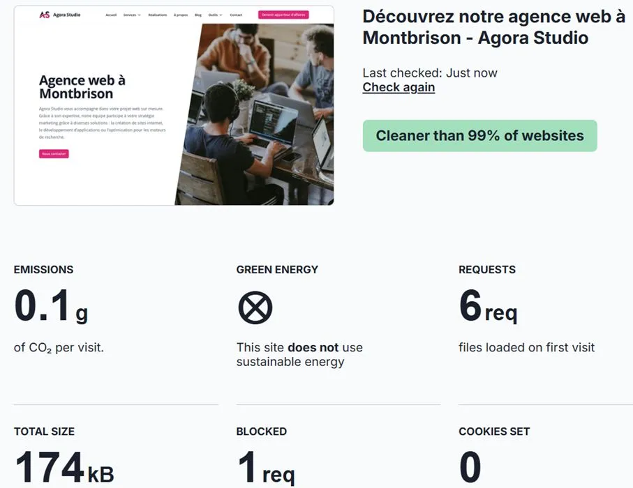 Visuel 9 lié à Comment réduire l'empreinte carbone de votre site web ?