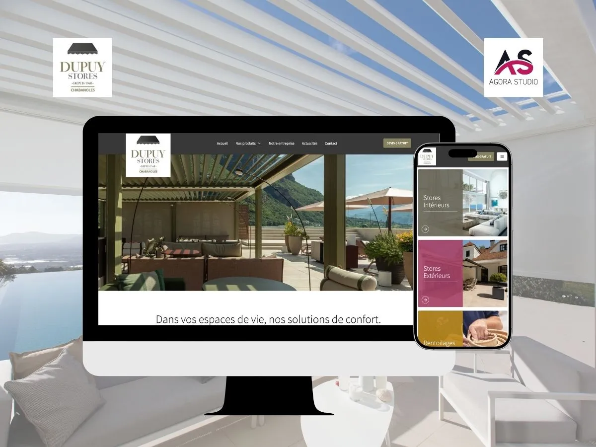 Refonte du site vitrine de Dupuy Stores