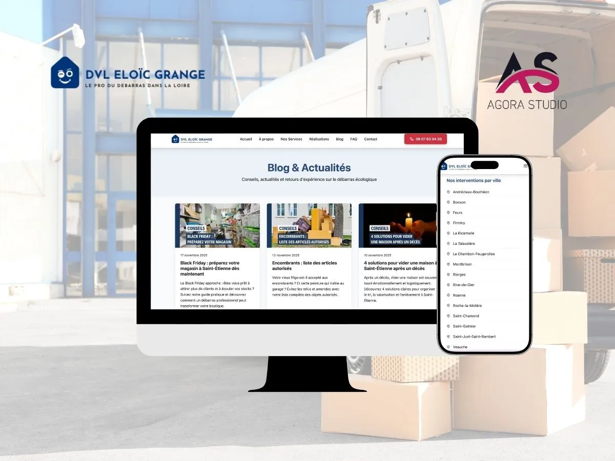 Optimisation du référencement local pour Débarras Saint-Étienne