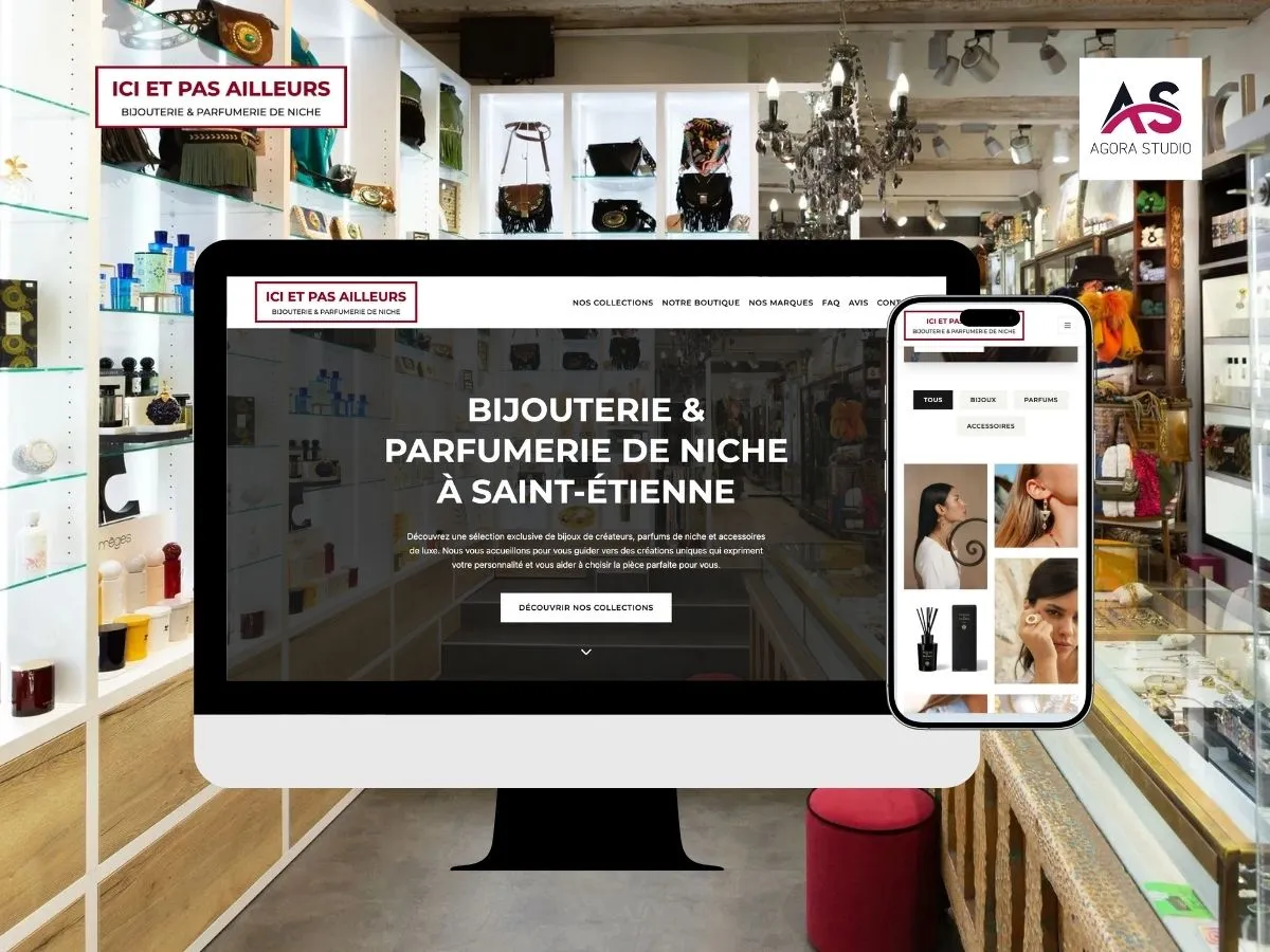 Création d'une landing page pour Ici et pas Ailleurs